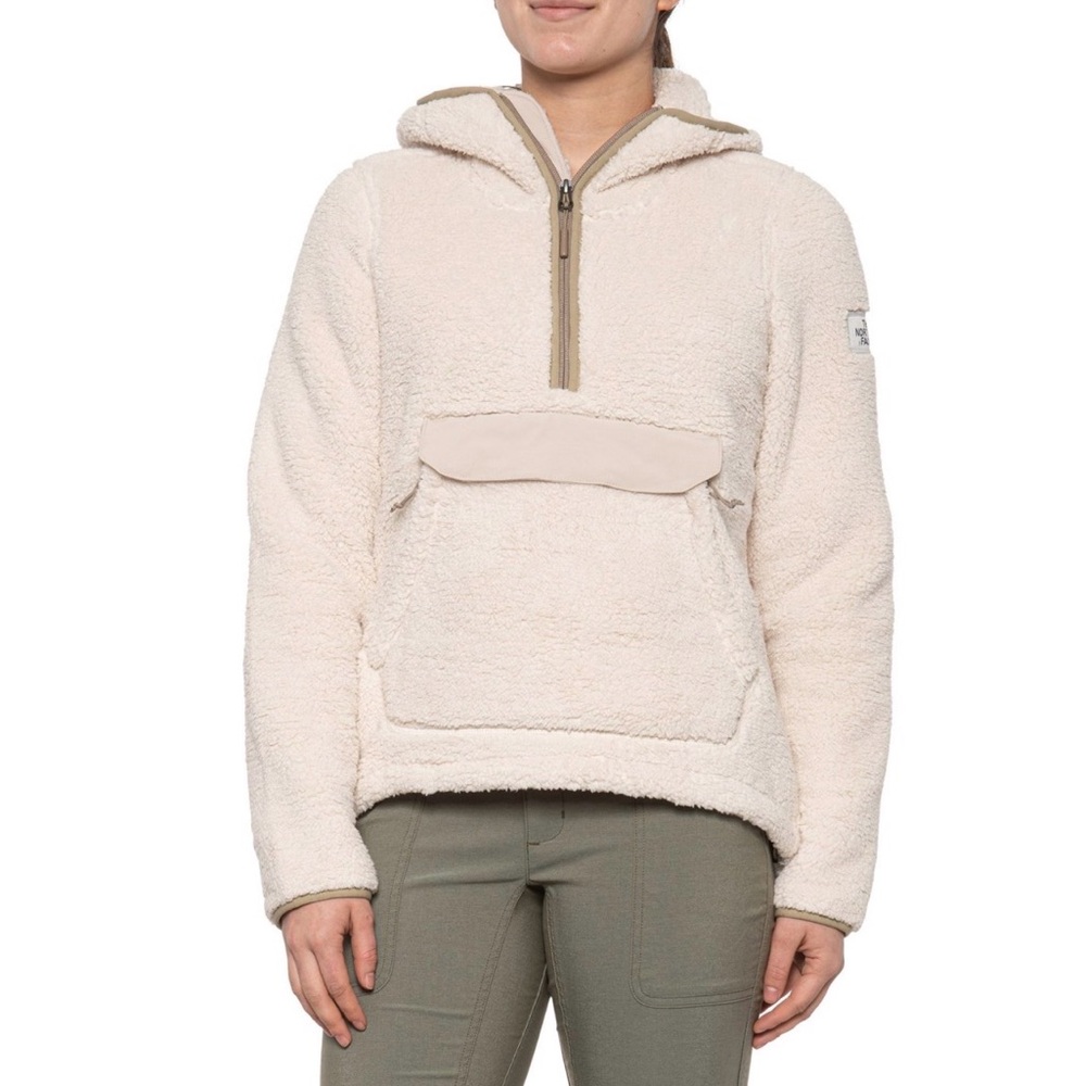 The North Face beige Sherpa Jacket